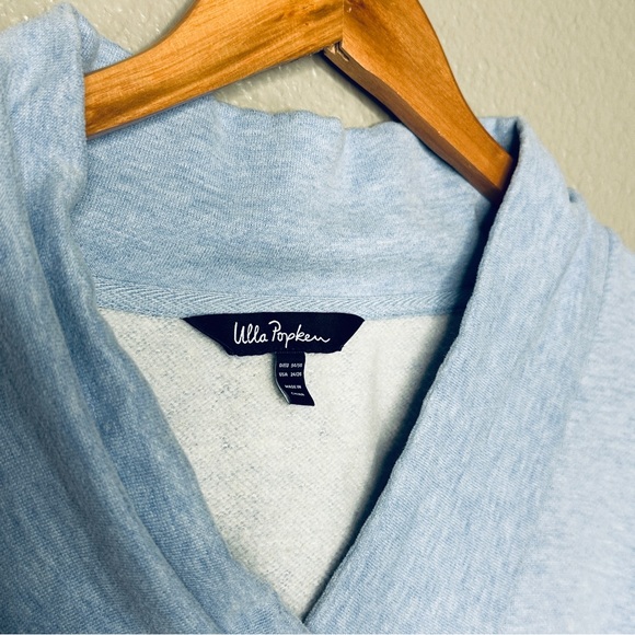 Ulla Popken oversized blue sweater plus size anchor detail 3x - Picture 3 of 7